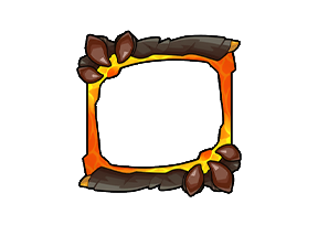 Fiery Dragonborn Avatar Frame