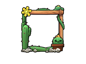 Desert Flower Avatar Frame